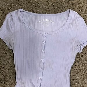 American Eagle Women's Lavender Top